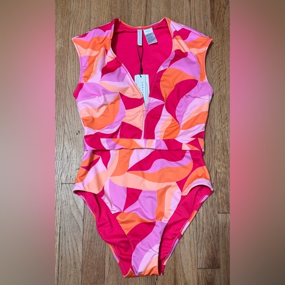 SANCTUARY CAP SLEEVE ONE PIECE in Island Pink - Picture 5 of 7